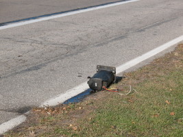 compressor in road