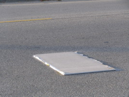 drywall in road