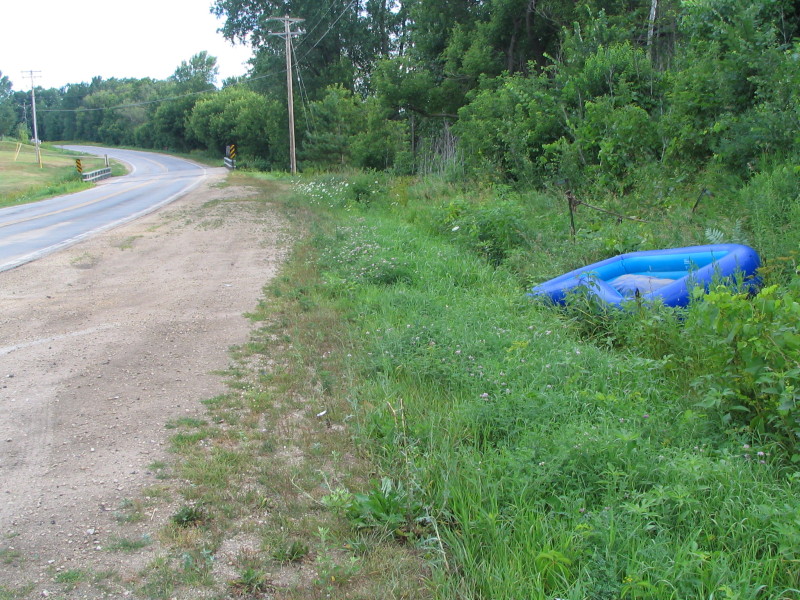 pool on the road