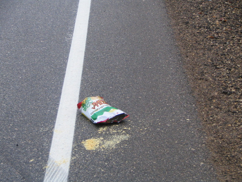 chips in road